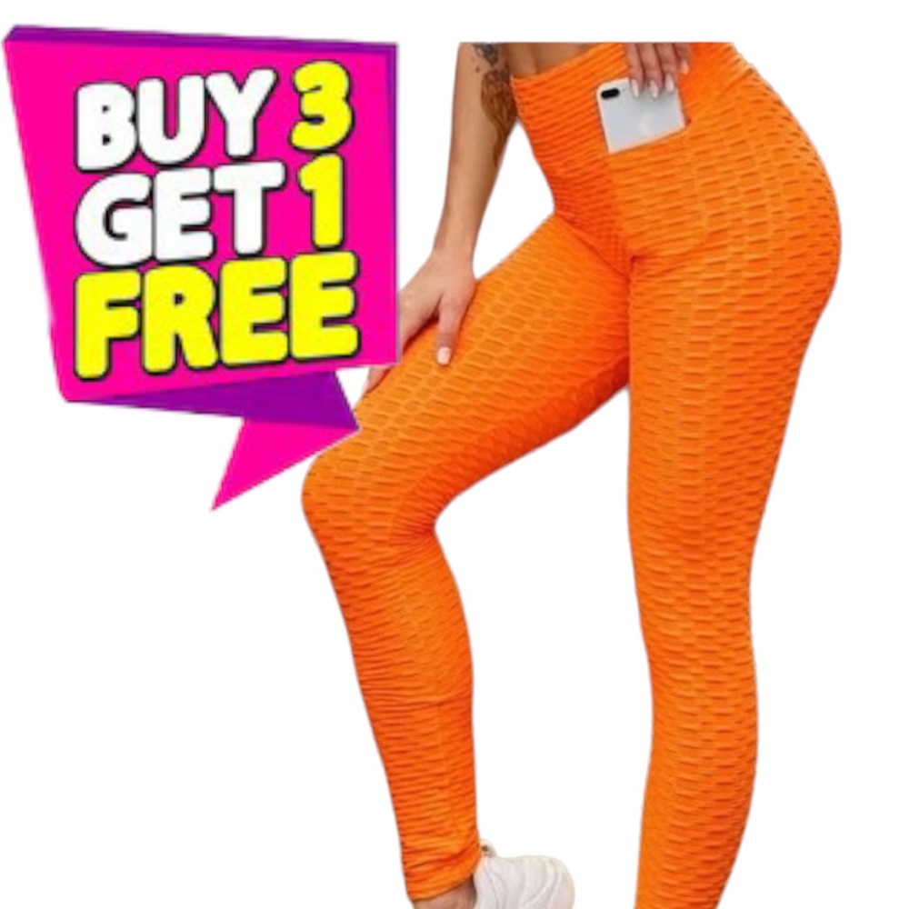 Women's High Waisted Leggings Slimming Scrunch Booty Ruched Butt Lift Yoga Pants